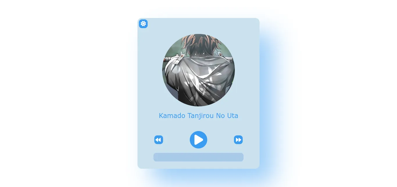 Custom Music Player Image